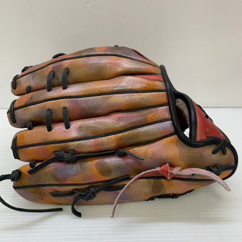 ジュテルレザー JUTERU LEATHER 硬式 大人 一般 外野手用 グローブ グラブ 右投げ 中古品 野球 7932