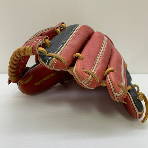ハイゴールド HI-GOLD プロフェッショナル 硬式 大人 一般 内野手用 グローブ グラブ 右投げ オーダー 中古品 野球 8702