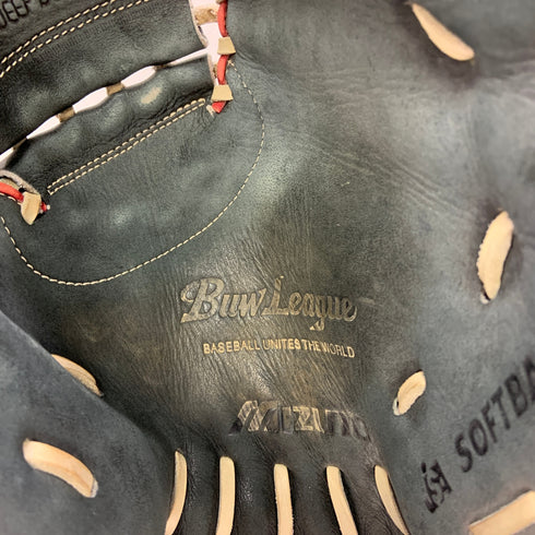 ミズノ MIZUNO S53100 ソフトボール用 大人 一般 キャッチャーミット 捕手 グローブ グラブ 右投げ 中古品 野球 8928