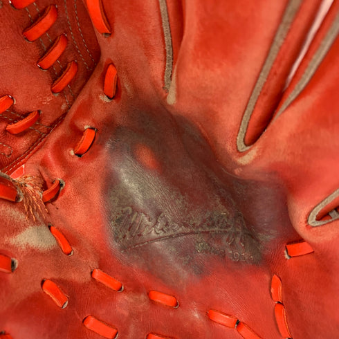 ウィルソン Wilson ウィルソンスタッフ 硬式 大人 一般 投手用 グローブ ピッチャー グラブ 右投げ 中古品 野球 7452