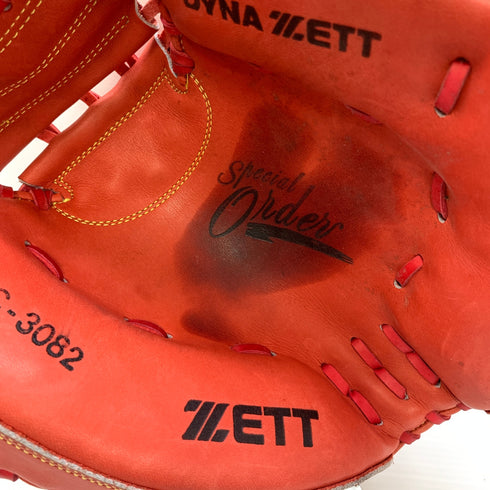 ゼット ZETT 軟式 大人 一般 キャッチャーミット 捕手 グローブ グラブ 右投げ オーダー 中古品 野球 9707
