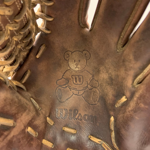 ウィルソン Wilson ウィルソンベア WTAHBVD8G 硬式 大人 一般 外野手用 グローブ グラブ 右投げ 中古品 グローブ袋付き 野球 8656