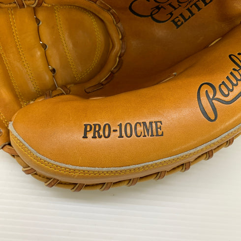 ローリングス Rawlings PRO-10CME 硬式 大人 一般 キャッチャーミット 捕手 グローブ グラブ 右投げ 中古品 野球 9919