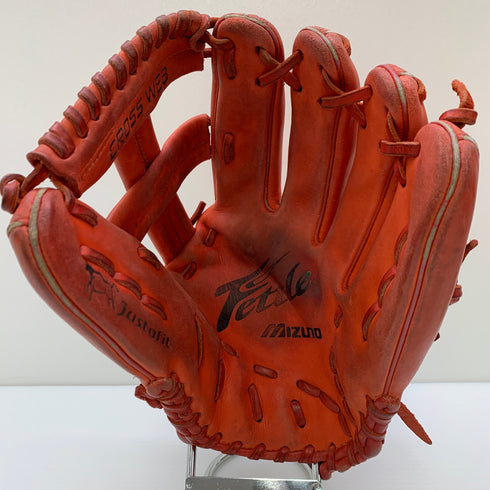 ミズノ MIZUNO ビューリーグ 軟式 大人 一般 内野手用 グローブ グラブ 右投げ 中古品 野球 8976