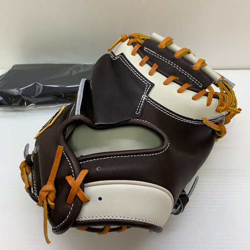 ゼット ZETT プロステイタス PROSTATUS BRCB32662F 軟式 大人 一般 キャッチャーミット 捕手 グローブ グラブ 右投げ タグ付き グローブ袋付き 野球 1433