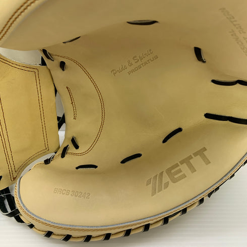 ゼット ZETT プロステイタス PROSTATUS BRCB30242 軟式 大人 一般 キャッチャーミット 捕手 グローブ グラブ 右投げ タグ付き グローブ袋付き 野球 9215