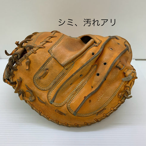 ゼット ZETT ネオステイタス 硬式 大人 一般 キャッチャーミット 捕手 グローブ グラブ 右投げ BPCB12932 中古品 野球 5948