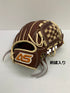 中古品 アサダスポーツ オーダー 硬式 内野手用 グローブ 刺繍入り 3877