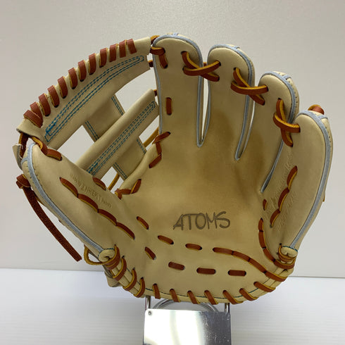 アトムズ ATOMS 硬式 大人 一般 内野手用 グローブ グラブ 右投げ 中古品 野球 7070