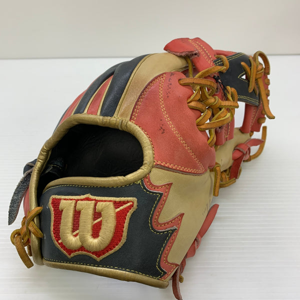 ウィルソン Wilson ワナビーヒーロー 軟式 大人 一般 内野手用 グローブ グラブ 右投げ RHP5WH 中古品 野球 7454