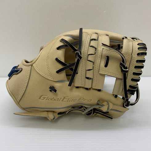 ミズノ MIZUNO グローバルエリート Global Elite ショート向き 1AJGH34303 HAGAJAPAN 硬式 大人 一般 内野手用 グローブ グラブ 右投げ 中古品 野球 8821