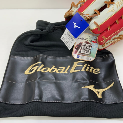 ミズノ MIZUNO グローバルエリート 軟式 大人 一般 外野手用 グローブ グラブ 右投げ 1AJGR29307 タグ付き グローブ袋付き 野球 6658