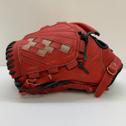 ハイゴールド HI-GOLD プロフェッショナル 硬式 大人 一般 投手用 グローブ ピッチャー グラブ 右投げ オーダー 中古品 野球 8439