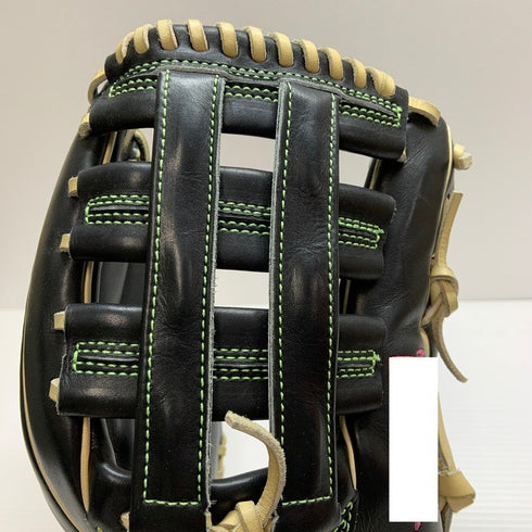 中古品 ゼット ZETT プロステイタス オーダー 硬式 外野手用グローブ KIP SKIN 刺繍有り 4675