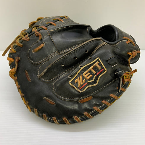 ゼット ZETT プロステイタス PROSTATUS 硬式 大人 一般 キャッチャーミット 捕手 グローブ グラブ 右投げ 中古品 野球 9073