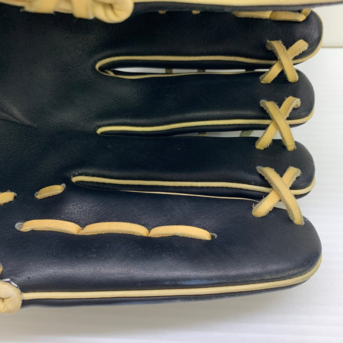 ノーリミット 軟式 大人 一般 内野手用 グローブ グラブ 右投げ オーダー 中古品 野球 9646