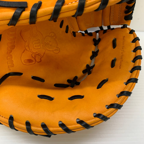 ウィルソン Wilson 硬式 大人 一般 ファーストミット 一塁手 グローブ グラブ 右投げ HWKKSZ 中古品 グローブ袋付き 野球 6448