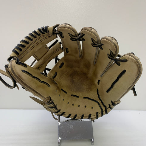 ミズノ MIZUNO ミズノプロ オーダー HAGAJAPAN 硬式 大人 一般 内野手用 グローブ グラブ 右投げ 中古品 野球 6764