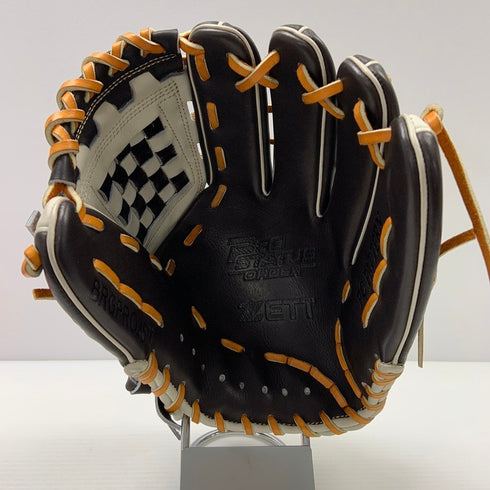 中古品 ゼット ZETT プロステイタス 軟式 内野手用グローブ BRGPRO25M 袋有り 5796