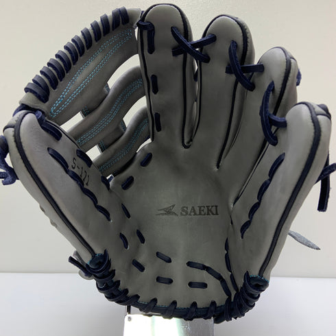 サエキ S-171 硬式 大人 一般 外野手用 グローブ グラブ 右投げ 中古品 グローブ袋付き 野球 9021