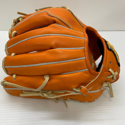 アトムズ ATOMS 日本製 硬式 大人 一般 内野手用 グローブ グラブ 右投げ 中古品 箱・グローブ袋付き 野球 7048