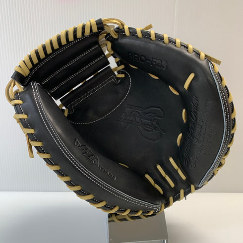 ハタケヤマ HATAKEYAMA PRO-F23 硬式 大人 一般 キャッチャーミット 捕手 グローブ グラブ 右投げ タグ付き グローブ袋付き 野球 8757