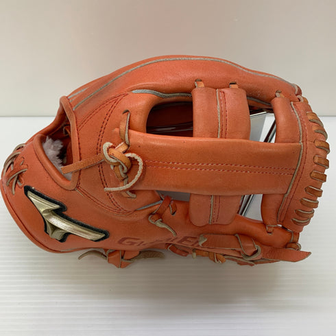 ミズノ MIZUNO グローバルエリート 軟式 大人 一般 内野手用 グローブ グラブ 右投げ 中古品 野球 6360