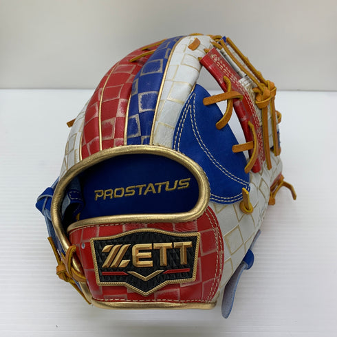 ゼット ZETT プロステイタス 軟式 大人 一般 内野手用 グローブ グラブ 右投げ BRGB32456A タグ付き グローブ袋付き 野球 6216