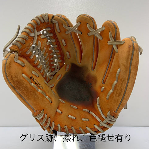 エスエスケイ SSK スーパーソフト 軟式 大人 一般 内野手用 グローブ グラブ 右投げ 中古品 野球 6390