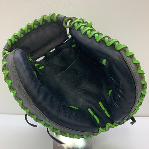 久保田スラッガー KUBOTA SLUGGER 軟式 大人 一般 キャッチャーミット 捕手 グローブ グラブ 右投げ オーダー 中古品 野球 9577