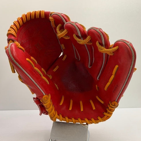 中古品 ジュンケイグラブ JUNKEI-GLOVE 限定 QUREHA 軟式 投手用グローブ JG-103AR 刺繍有り 4224