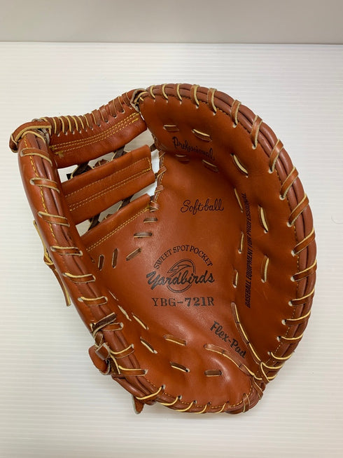 中古品 ヤードバーズ YARDBIRDS ソフトボール用ファーストミット YBG-721R 3711