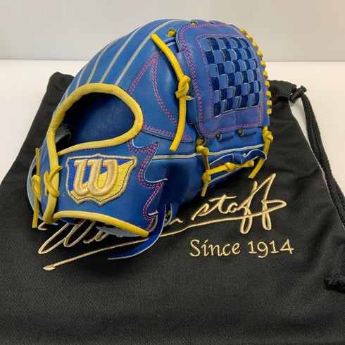 ウィルソン Wilson ウィルソンスタッフ Wilson Staff 20J 軟式 大人 一般 投手用 グローブ ピッチャー グラブ 右投げ 中古品 グローブ袋付き 野球 8629