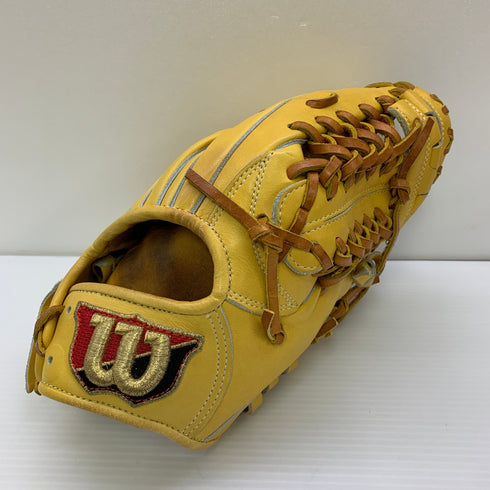 ウィルソン Wilson ウィルソンスタッフ Wilson Staff HWMWKTL 硬式 大人 一般 内野手用 グローブ グラブ 右投げ 中古品 野球 9672