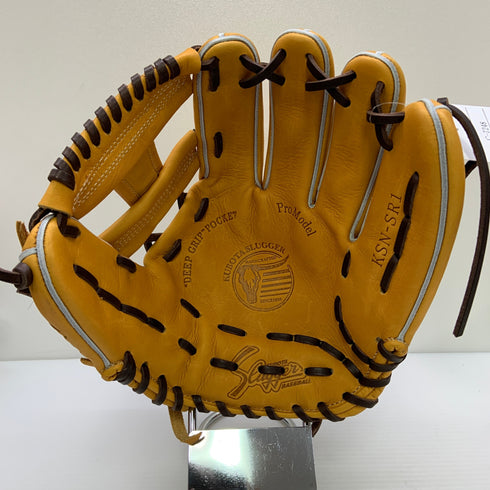 久保田スラッガー KUBOTA SLUGGER KSN-SR1 軟式 大人 一般 二塁手・遊撃手用 グローブ グラブ 右投げ タグ付き 野球 9064