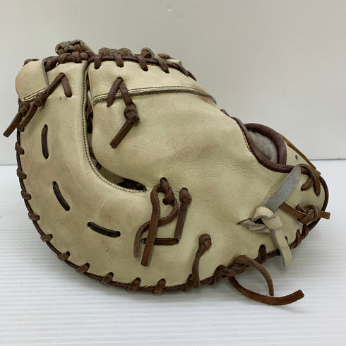グラブワークス GLOVEWORKS 軟式 大人 一般 ファーストミット 一塁手 グローブ グラブ 右投げ 中古品 刺繍 野球 7642