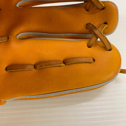 ミズノ MIZUNO グローバルエリート 軟式 大人 一般 内野手用 グローブ グラブ 右投げ オーダー 耕作印 中古品 野球 7473
