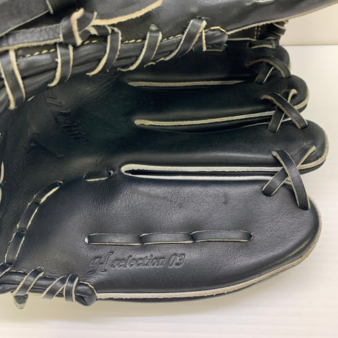 ミズノ MIZUNO グローバルエリート Global Elite 1AJGH24801 硬式 大人 一般 投手用 グローブ ピッチャー グラブ 右投げ 中古品 グローブ袋付き 野球 8557