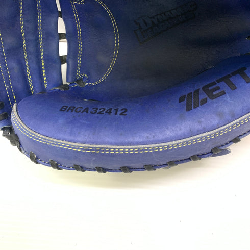 ゼット ZETT BRCA32412 軟式 大人 一般 キャッチャーミット 捕手 グローブ グラブ 右投げ 中古品 野球 9708