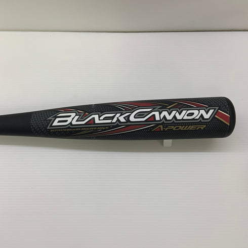 ゼット ZETT ブラックキャノンAパワー 少年軟式 子ども FRP製バット BCT75370 トップバランス 中古 野球 8654