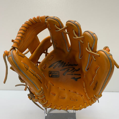 ミズノ MIZUNO ミズノプロ HAGAJAPAN 硬式 大人 一般 内野手用 グローブ グラブ 右投げ 1AJGH26003 中古品 野球 6341