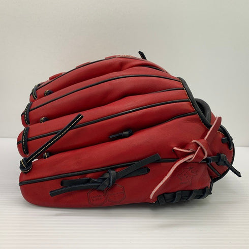 中古品 ジュンケイグラブ JUNKEI-GLOVE 硬式 オールラウンド用オーダーグローブ JG-113 刺繍入り 4465