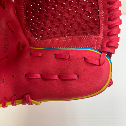 久保田スラッガー KUBOTA SLUGGER 硬式 大人 一般 投手用 グローブ ピッチャー グラブ 左投げ オーダー 中古品 箱・グローブ袋付き 野球 6730