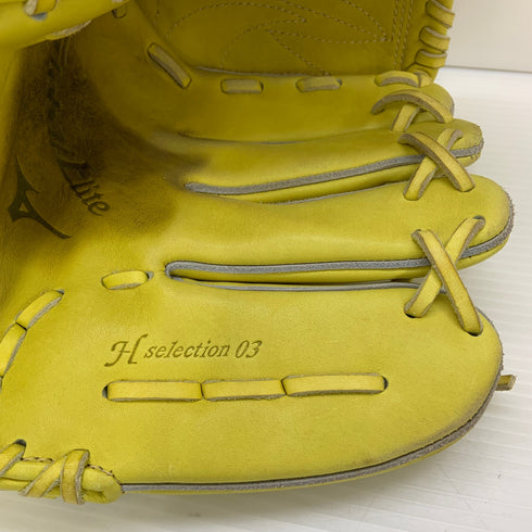 ミズノ MIZUNO グローバルエリート 硬式 大人 一般 投手用 グローブ ピッチャー グラブ 右投げ 1AJGH26401 中古品 野球 7770