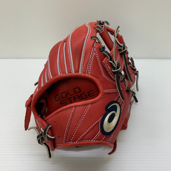 アシックス asics ゴールドステージ 軟式 大人 一般 内野手用 グローブ グラブ 右投げ 中古品 野球 6065