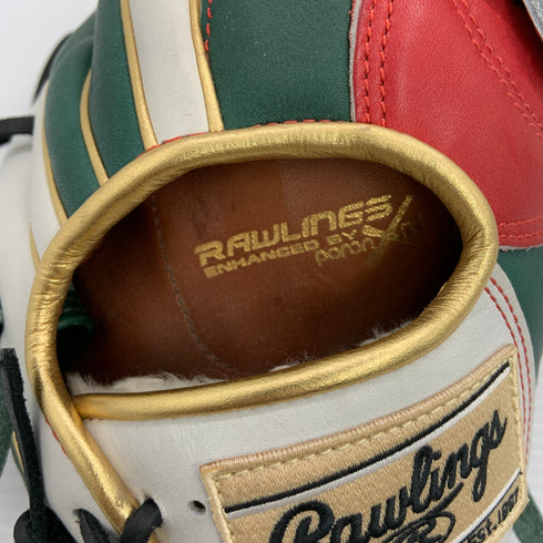 中古品 ローリングス Rawlings HOH スペシャルオーダー 軟式 内野手用グローブ GRSOGHH 刺繍入り 3998
