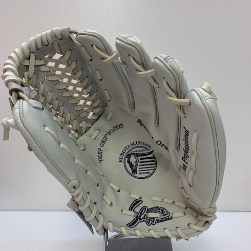 久保田スラッガー KUBOTA SLUGGER 硬式 大人 一般 外野手用 グローブ グラブ 右投げ 中古品 グローブ袋付き 野球 6741