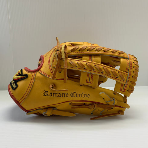 ロマネクロウ Romane Crowe 軟式 大人 一般 内野手用 グローブ グラブ 右投げ オーダー 中古品 野球 9439