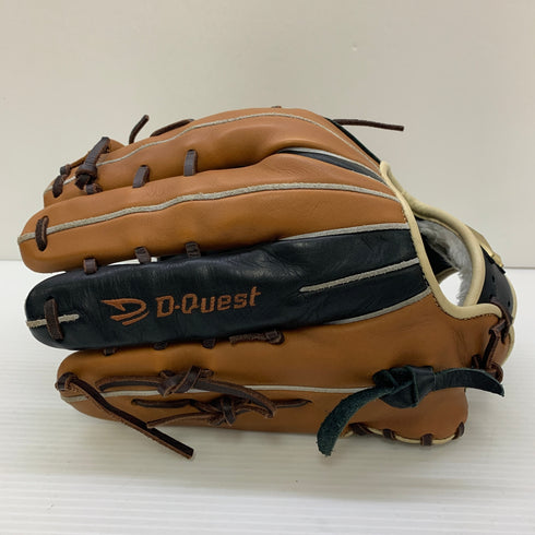 Dクエスト ディークエスト D-Quest 軟式 大人 一般 外野手用 グローブ グラブ 右投げ PDR-325T 中古品 野球 7871