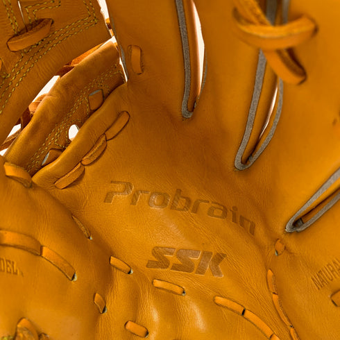 エスエスケイ SSK プロブレイン 硬式 大人 一般 投手用 グローブ ピッチャー グラブ 右投げ 中古品 野球 6356